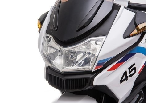Motor na Akumulator Ścigacz Dla Dzieci XMX609 MP3 Światła LED Biały