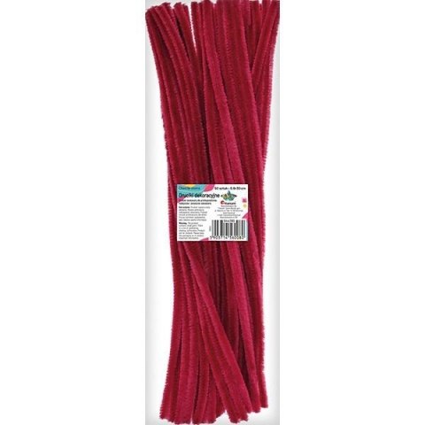 Druciki dekoracyjne 0,6x30cm fioletowe 50szt