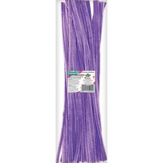 Druciki dekoracyjne 0,6x30cm jasnofioletowe 50szt