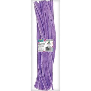 Druciki dekoracyjne 0,6x30cm liliowe 50szt