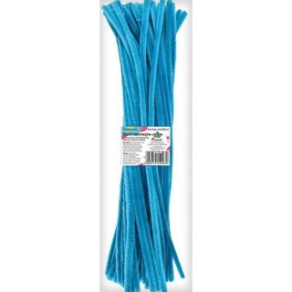Druciki dekoracyjne 0,6x30cm turkusowe 50szt