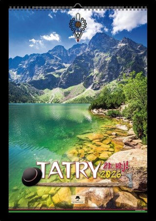 Kalendarz 2026 A3 ścienny jednostronny Tatry