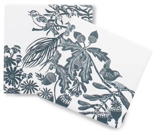 Kate Heiss Podkładki pod kubek granatowe 2szt