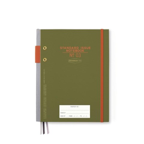 Notatnik Standard Issue Army Green&Chili