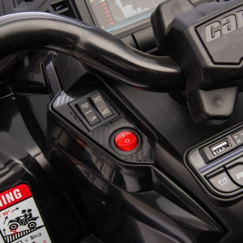 Quad Can Am Outlander 4x4 DK-CA005 Czarny 24V + Prawo jazdy