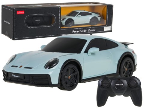 Autko R/C 1:24 Porsche 911 Dakar Miętowy RASTAR