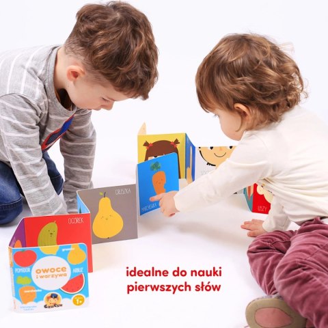 Książeczki kontrastowe CzuCzu Biblioteczka malucha 4 szt. - 1+