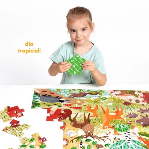 Puzzle CzuCzu Las - leśne zwierzęta 40 elementów od 3 lat