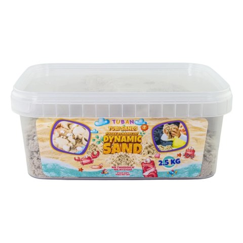 Piasek dynamiczny naturalny 2,5 kg - Tuban zabawka sensoryczna 3+