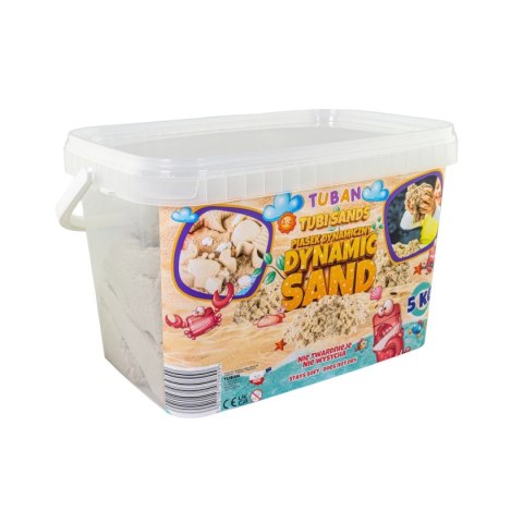 Piasek dynamiczny Tuban naturalny BOX 5 kg - sensoryczny 3+