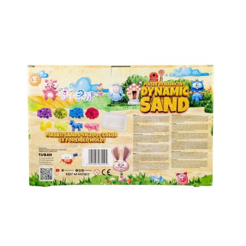 Piasek dynamiczny zestaw Farma 4 kolory - Tuban 3+
