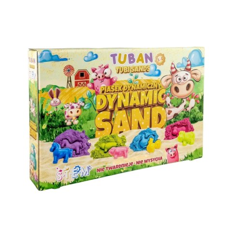 Piasek dynamiczny zestaw Farma 4 kolory - Tuban 3+