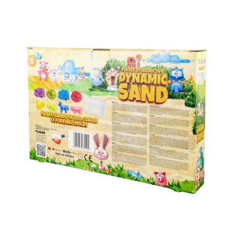 Piasek dynamiczny zestaw Farma 4 kolory - Tuban 3+