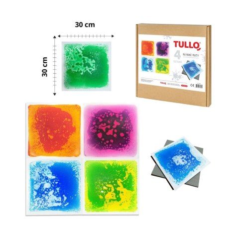 Płynna ścieżka sensoryczna Tullo 4 maty 30x30 cm - od 3 lat
