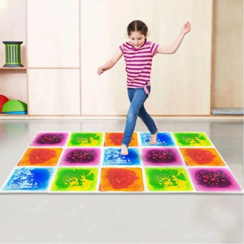Płynna ścieżka sensoryczna Tullo 4 maty 30x30 cm - od 3 lat