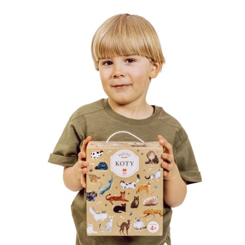 CzuCzu Puzzlove Koty puzzle 60 elementów - układanka 4+