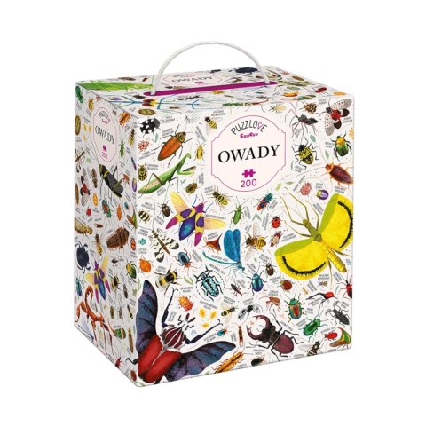 Puzzle CzuCzu Owady 200 elementów - układanka edukacyjna 7+