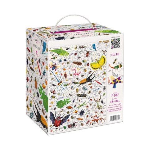 Puzzle CzuCzu Owady 200 elementów - układanka edukacyjna 7+