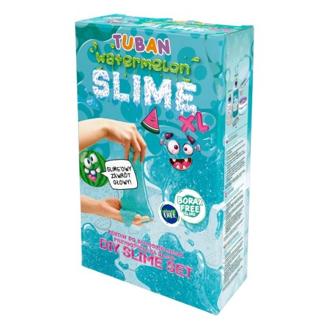 Slime Tuban Arbuz XL - zestaw DIY z brokatem i zapachem 6+