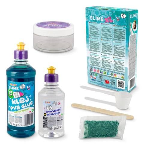 Slime Tuban Arbuz XL - zestaw DIY z brokatem i zapachem 6+