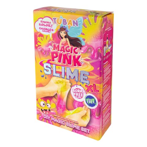 Slime Tuban Magic Pink XL - zestaw DIY zmieniający kolor 6+