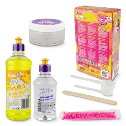 Slime Tuban Magic Pink XL - zestaw DIY zmieniający kolor 6+