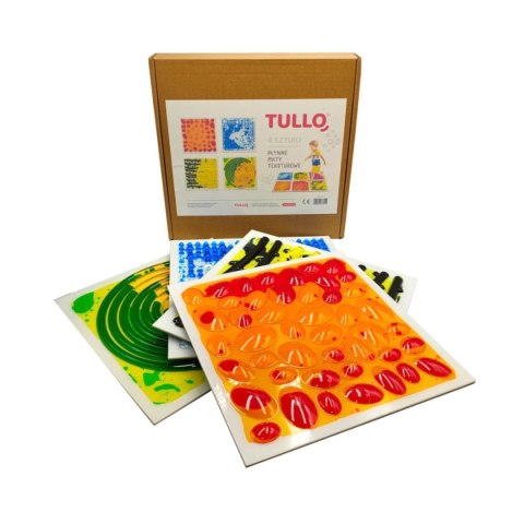Teksturowane maty płynne sensoryczne 4 szt. - Tullo 3+