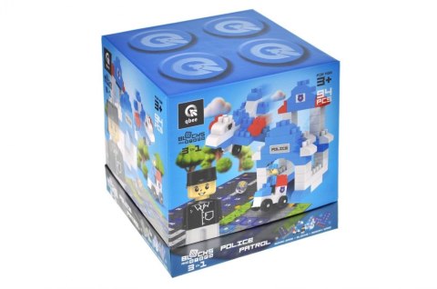 Klocki konstrukcyjne Blocks&Steps Policyjny...
