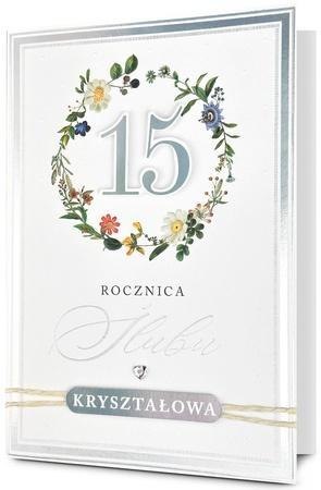 Karnet Rocznica ślubu 15