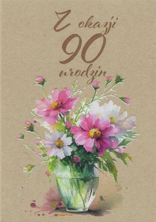 Kartka okolicznościowa Urodziny 90