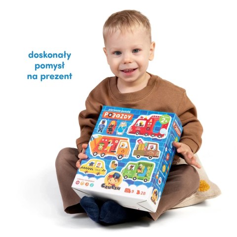 Pierwsze puzzle CzuCzu Pojazdy 28 elementów - układanki 2+