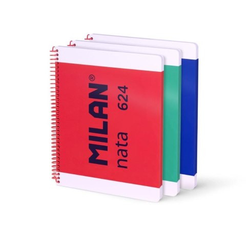 Zeszyt na spirali A4/80K 1918 mix (3szt) MILAN