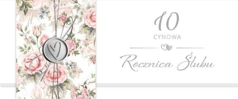 Karnet Rocznica Ślubu 10