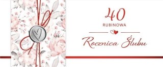 Karnet Rocznica Ślubu 40