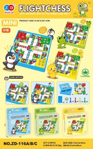 Gra Planszowa LUDO MINI Pingwin