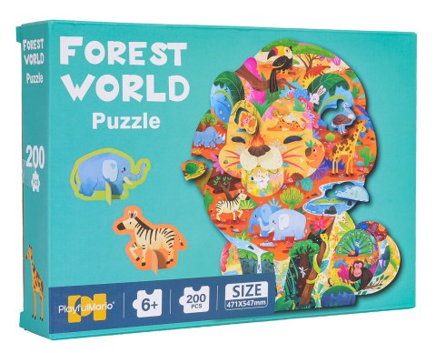 Zestaw Puzzli 200el. Safari