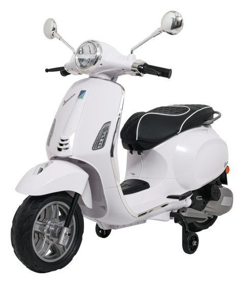Pojazd Skuter Vespa ROMA Biały motorek dla dziecka