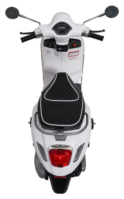 Pojazd Skuter Vespa ROMA Biały motorek dla dziecka