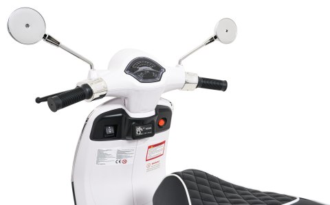 Pojazd Skuter Vespa ROMA Biały motorek dla dziecka
