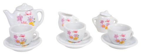 Ceramiczny Zestaw do Herbaty Kwiatki
