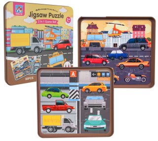 Magnetyczny Zestaw Puzzle Miasto