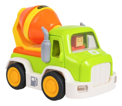 Zestaw Autek Budowlanych z Funkcją Dźwięku i Świateł + Akcesoria