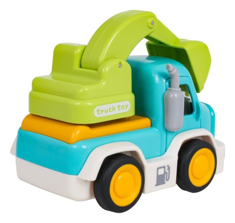 Zestaw Autek Budowlanych z Funkcją Dźwięku i Świateł + Akcesoria