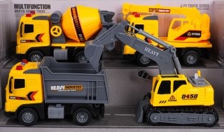 Zestaw Pojazdów Budowlanych 1:20