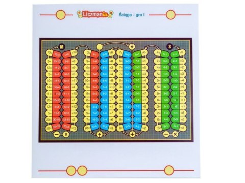 Jawa Edukacyjna gra planszowa LICZMANIA - matematyka bez problemów GR0286
