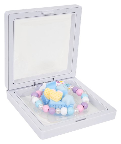 Zestaw Biżuterii Jednorożec Biały Kwiatek