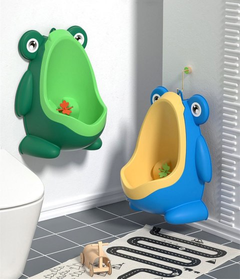Pisuar dla chłopców nocnik interaktywny mocowany na ścianę żabka ECOTOYS
