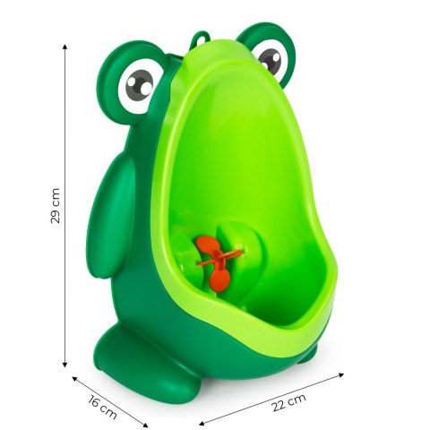 Pisuar dla chłopców nocnik interaktywny mocowany na ścianę żabka ECOTOYS