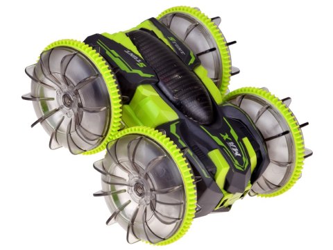 Samochód AMFIBIA 2w1 Stunt r/c zdalnie sterowany Jeździ Pływa Świeci RC0735