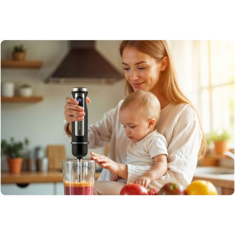 Blender ręczny z butelką 1500 W BD-754 Berdsen